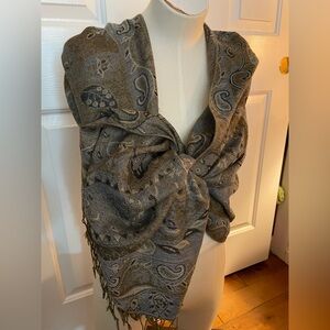 Large Paisley Wrap Scarf